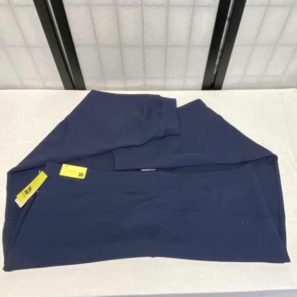 All in Motion Waffle Knit Zip Pocket Drawstring Waist Jogger Navy NWT XXL - Picture 10 of 12